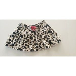 Disney Junior 2t Mickey And Minnie Skirt with Red Waist Bow
